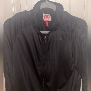 Kappa Men's Black Windbreaker Jacket